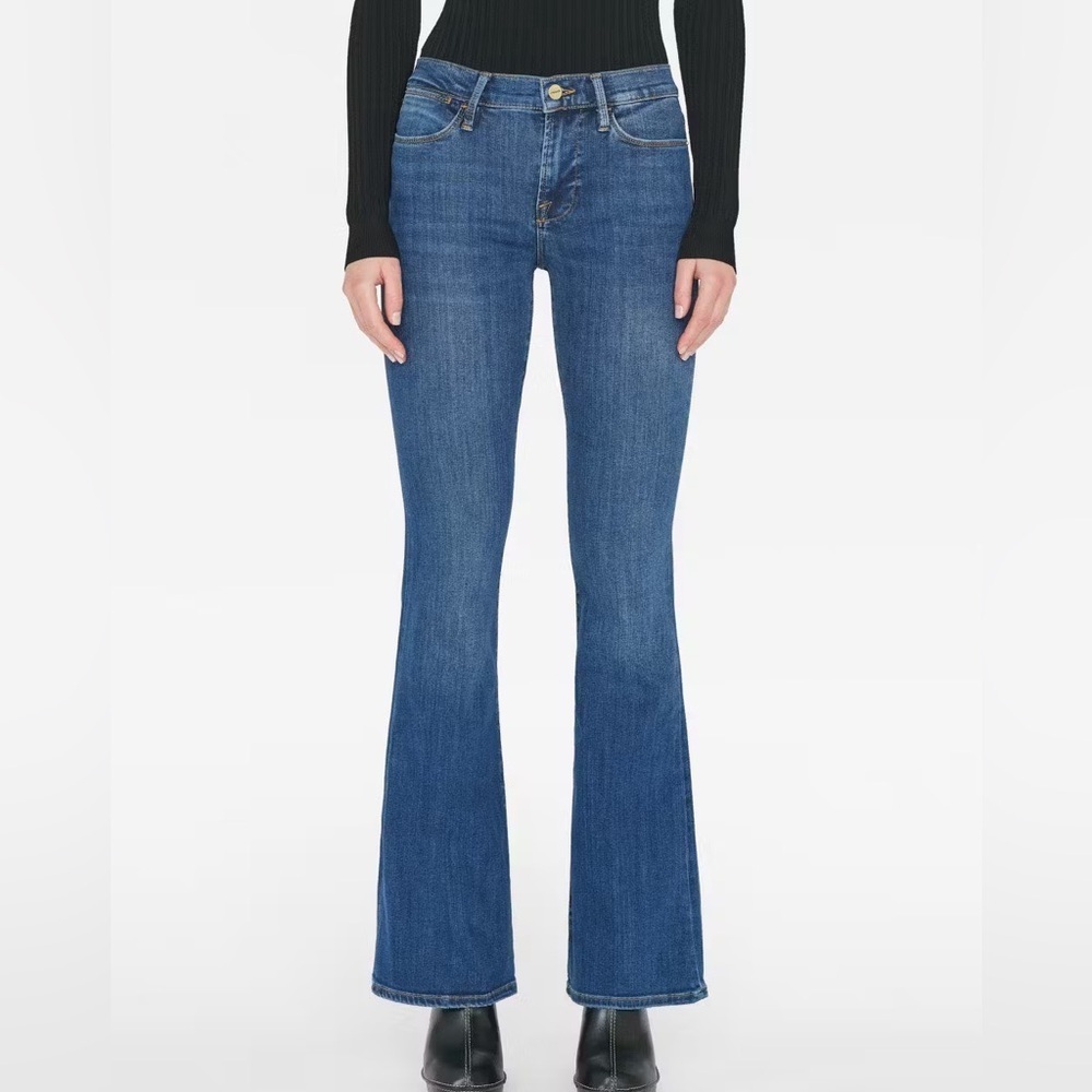 Frame Le High Flare Jeans Dublin High Rise 24‎ Denim